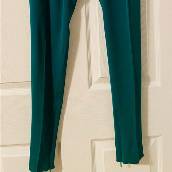 GUCCI Women’s 100% Silk Emerald Green Pants